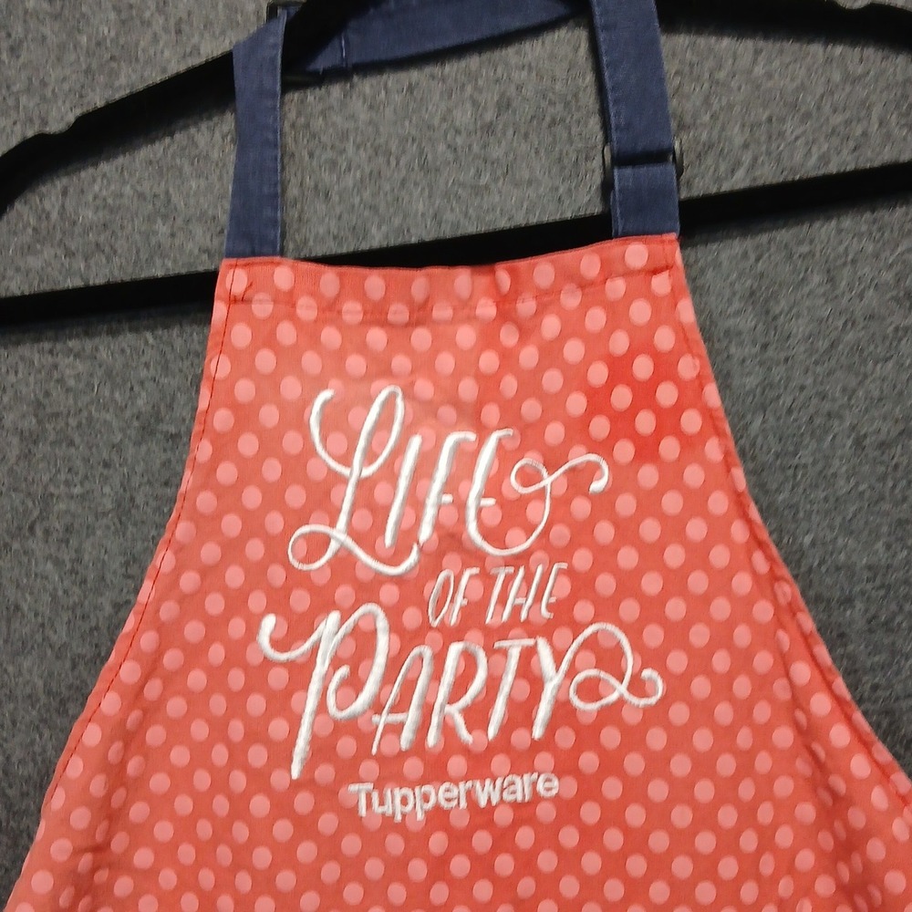 Life of the Party Tupperware Hosting Apron Retro 50s 60s HTF RARE kitschy
